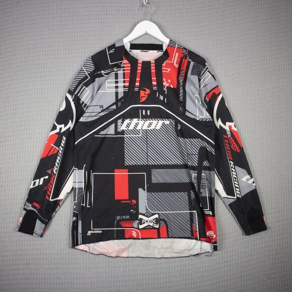 Thor Racewear Thrashed Racing Biker Jersey Top - Picture 1 of 8